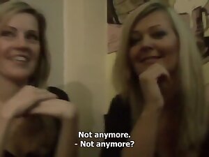 Blonde MILF fucks in public place