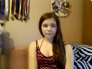 Omegle - 19yo girl mastrubates