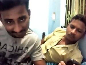 Bunked Virgin Desi Indian Blowjob and Fucking with BF