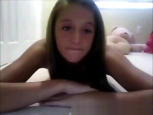 teen 18+ bates her tanlined pussy