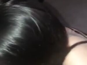 Wife loves choking on my cock until her face is dripping with my warm cum..