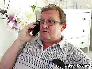 Natalia Pearl in Natalia Pearl fucked by her grandfather`s friends - OldGoesYoung