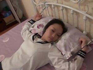 Chinese School Girls Tied