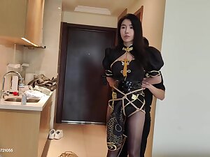 Chinese Girl In A Dress