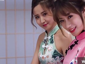 The Beautiful Feet Of Cheongsam Step sisters
