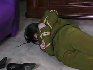 Chinese Soldier Girls Tied