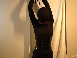 Chinese Breathplay Nylon Catsuit Bondage