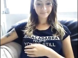 Perfect college girl with perfect body