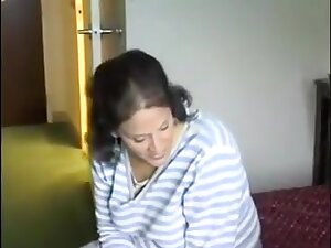 MILF has a threesome with her younger neighbor
