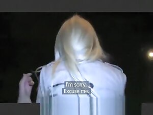 PublicAgent Hot blonde MILF gets fucked for cash in a car