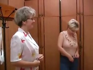 Russian Step moms Irina - Valia in the sauna