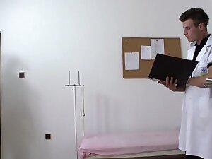 Lucky Doctor Fucks Real Hot Mature In Office
