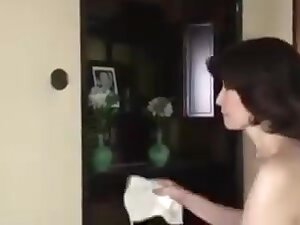 Totally Nude Step mother and Step son