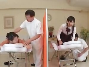 Oil Massage Step daughter and Step mommy-two