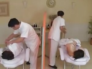 Oil Massage Step daughter and Mama-three