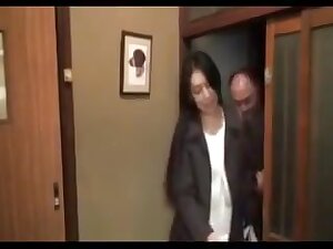 Old Man and Beautiful Japanese Wife