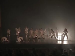naked on stage