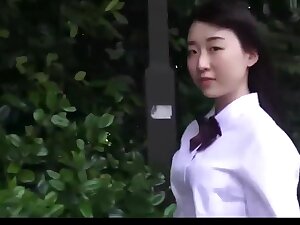 Ain't She Sweet - Japanese Puffie Nips college girl Posing