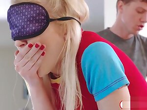 Naughty stepsister teen 18+ enjoys a good anal fucking