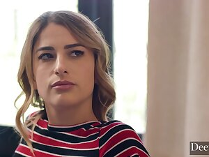 Insatiable blonde in black stockings is moaning during sex, because she is about to cum