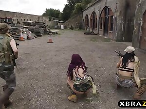 Call of Duty xxx parody with sexy big titted soldiers