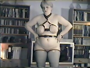 Amazing homemade Stockings, Vintage porn clip