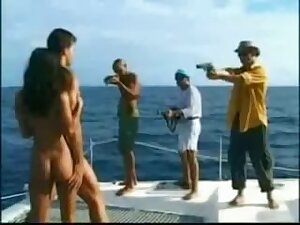 Horny black retro lady is sucking cock on her knees