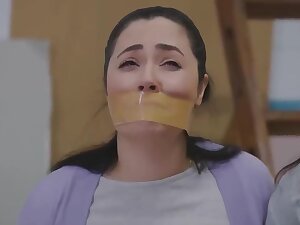 2 Turkish Girls Tape Gagged