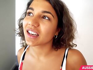 Naughty teen 18+, Rubi Valentine is fucking her step- brother early in the morning and loving it