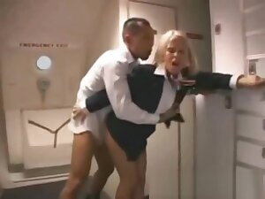 Air Hostess fuck in the plane
