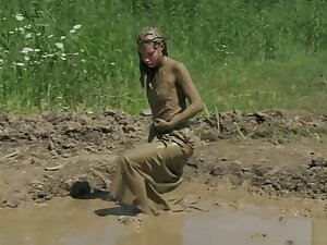 Mud Bath Long Dress Girl Formalwam
