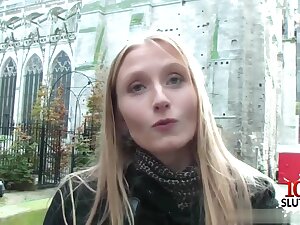 French amateur threesome and cumshot