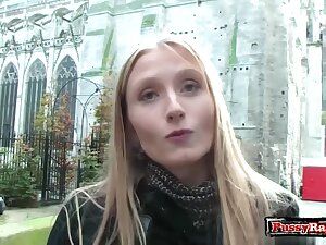 French amateur threesome and cumshot