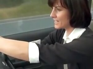 Masturbation in the car