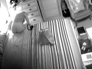 Excited mama caught masturbating on hidden spy web camera