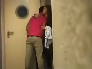 tapes a party couple having sex in the hallway of a hotel