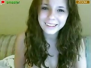 Girl On Stickam Plays With Dildo