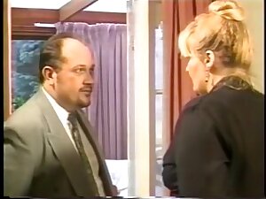 Insubordinate golden-haired hottie's gazoo receives spanked