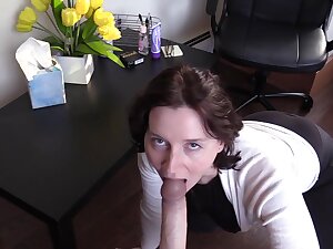 Bettie Bondage - Free Use Office Step mom Deepthroats Dick