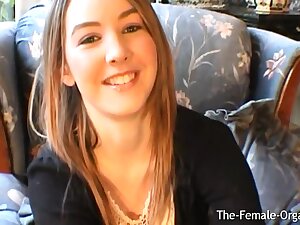 teen 18+ Katie In K Masturbating To Series Of Real Pulsing Orgasms