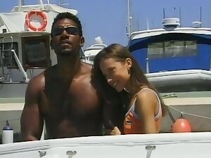 A Sexy Brunette Babe From Germany Gets A Loaded Bbc On The Boat