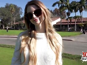 Big boobs amateur outdoor and creampie