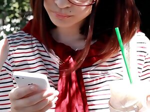 Hottest Japanese girl Karin Maizono in Crazy pov, foot fetish JAV movie