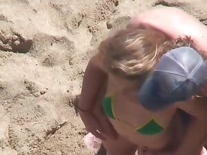 Hot amateur couple fuck video with me on a beach