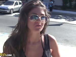 Agnessa in real amateur couple having sex on vacation