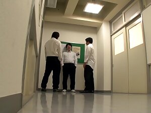 Amazing Japanese chick Nei Minami in Fabulous fingering, gangbang JAV scene