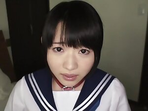 Incredible Japanese slut Karen Haruki in Fabulous threesomes, college JAV video