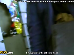 Blond in avid public fuck adventure