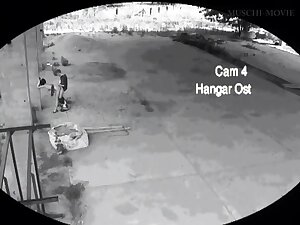 Unbelievably stunning chick caught on security camera