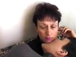 Russian Step mom Amalia with her boy 5